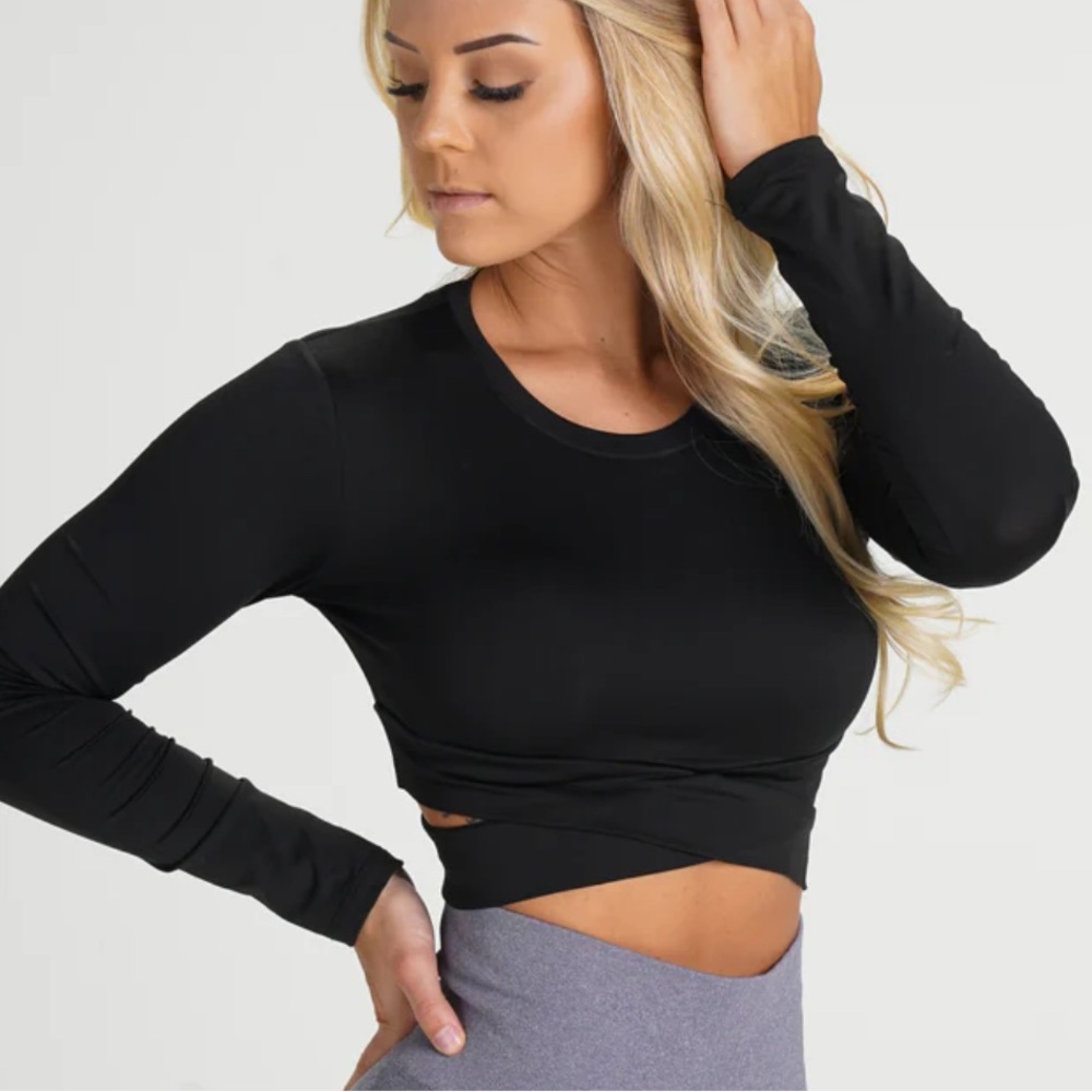 NVGTN Black Crossbody Long Sleeve
